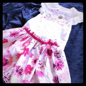 Preppy Pink‎ Oshkosh B’goah Safari Pink White Skort Set 5T